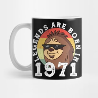 Birthday 50 Fifty Round Birthday Vintage Retro Mug